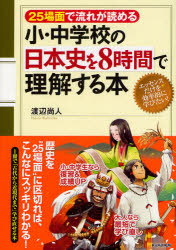 小・中学校の日本史を8時間で理解する本 25場面で
