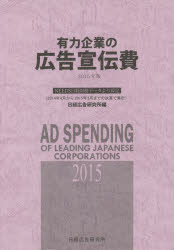 有力企業の広告宣伝費 NEEDS日経財務データより算定 2015年版